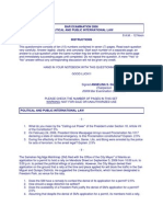 Political Law Bar Questions (No Answers) 2006-2014