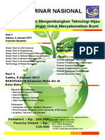 Poster Seminar Green Technology PPSUB 2010