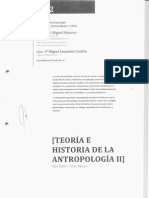 Teoria e Historia de La Antropologia II P00 - 2012