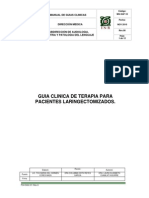 Guía clínica para pacientes laringectomizados