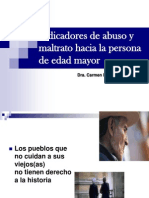 Indicadores de Abuso y Maltrato Hacia Las Personas de Edad Mayor