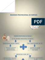 Regimen Prestacional de Empleo