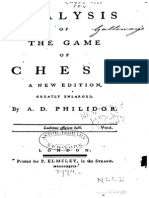 Analysis of The Game of Chess 1777