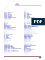 Epc Checklist