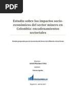 Informe La Mineria en Colombia 2013