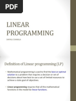 Linear Programming Problem