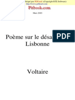 Voltaire Poème Sur Le Désastre De Lisbonne