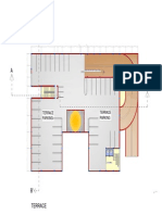 Ramp Down for First Floor 3m Wide Parking Building Plans