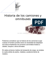 Historia de Los Camiones y Omnibuses