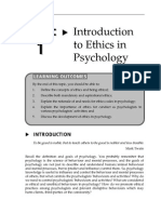 Topic 1 Introduction To Ethics in Psychology