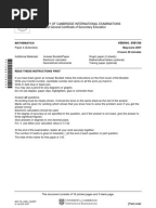 0606 paper exam 2 May 2002 IGCSE PAper MAths