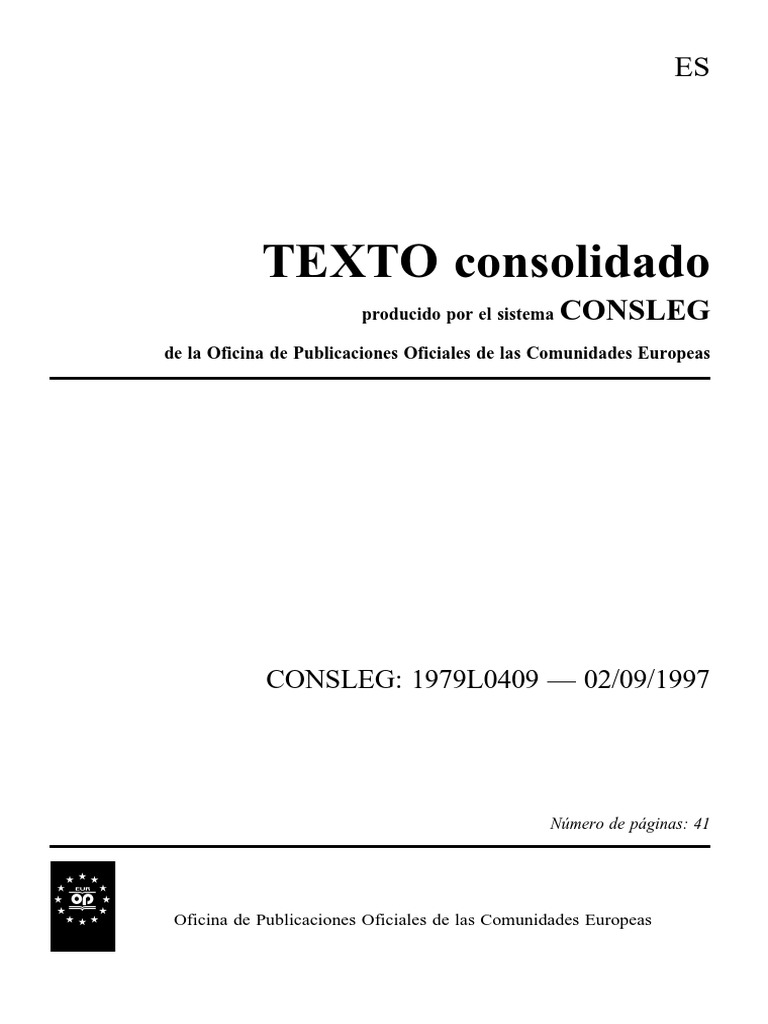 Directiva AVES Habitat Comisión Europea