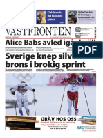 Västfronten 12 Feb 2014