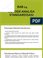 Metode Analisa Standardisasi