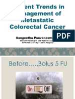 Current Trends in Management of Metastatic Colorectal Cancer