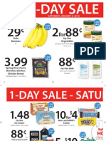 1-Day Sale: Saturday, January 2, 2010