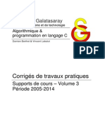 Algorithmique & Programmation en Langage C Vol.3 - Corrigés