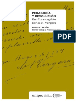 Pedagogía y Revolución, Carlos Vergara.