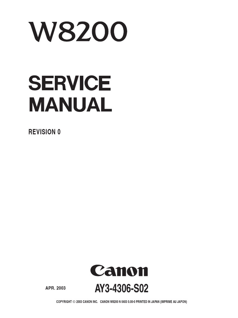W8200 SM | PDF | Electrical Connector | Printer (Computing)