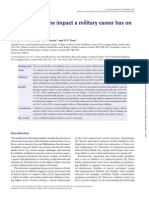 Perceptions of The Impact A Military Career Has On Children: S. L. Rowe, M. Keeling, S. Wessely and N. T. Fear