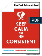 Keep Calm and Be Consistent Booklet
