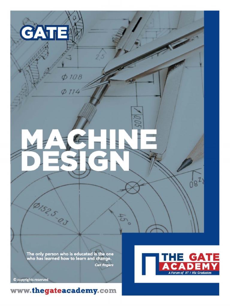 GATE Machine Design Book PDF Yield (Engineering) Strength Of