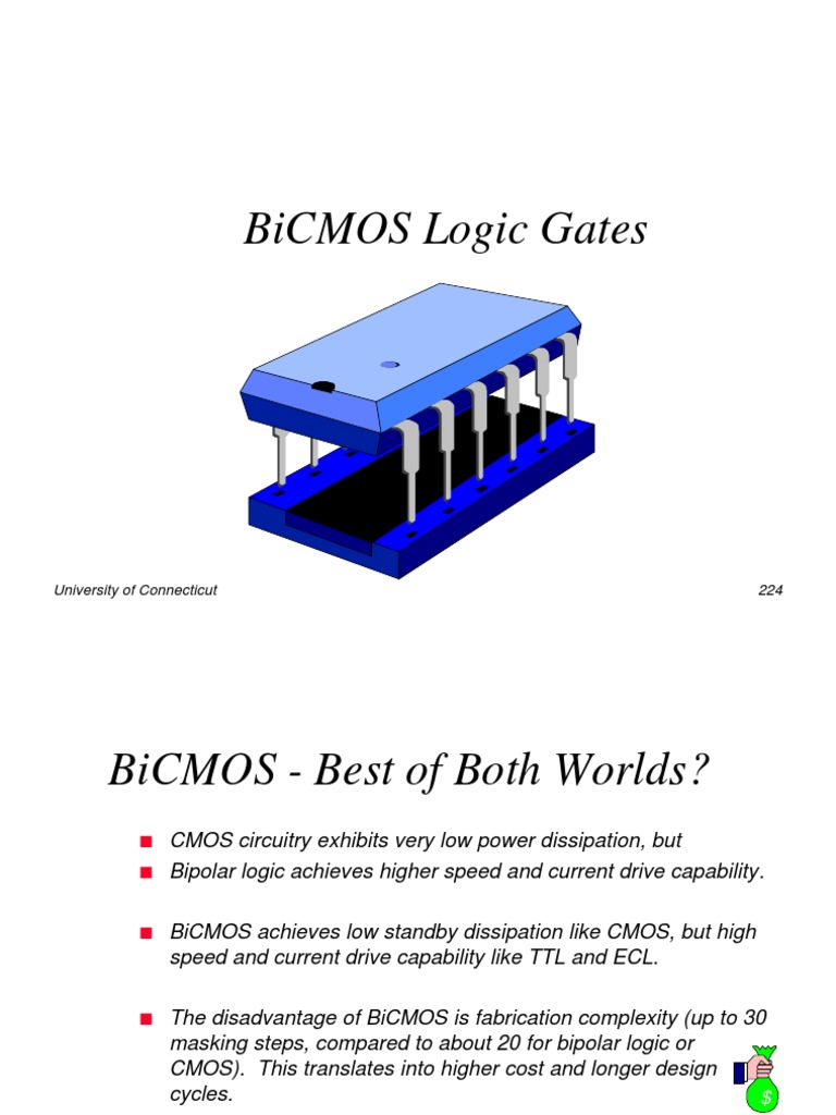 Bicmos Logic Gates PDF Gallium Arsenide Cmos