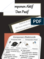 Komponen Elektronik Aktif Dan Pasif