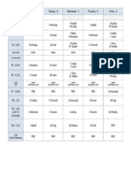 Pe Classroom Schedule 14-15