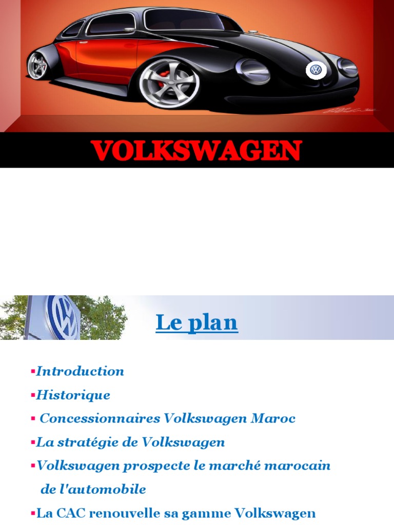 Volkswagen au Maroc : Stratégies et Concurrence | PDF | Volkswagen | Maroc