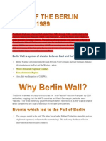 Fall of The Berlin Wall - 1989