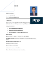 Madhu Resume-Admin New