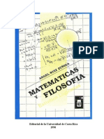 Matematicas y Filosofia