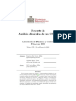 Analisis Dinamico de Un Reactor CSTR Con Codigo en Matlab de La Resolucion de Las Ecuaciones Diferenciales