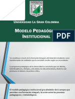 Modelo Pedagogico La Gran Colombia