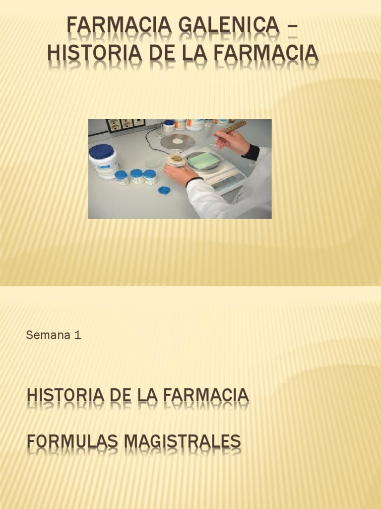 1 Historia de La F. Galenica PDF