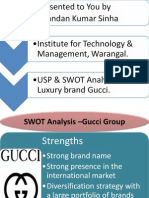 swot analysis of Gucci