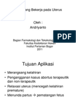 UAS - Obat Yang Bekerja Pada Uterus