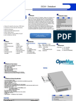 OpenVox IX210 Asterisk IP PBX Datasheet