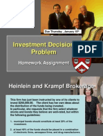 Strategic Investment Allocation and Planning Homework