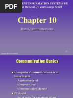 Data Communications: Management Information Systems 8/E Raymond Mcleod, Jr. and George Schell