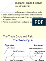 Topic 2: International Trade Finance: (Reading: Shapiro, Chapter 18)