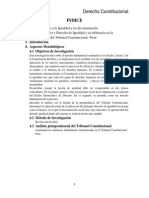 Igualdad y no discriminación en el derecho constitucional peruano