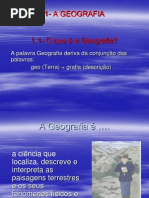 geografia e paisagem