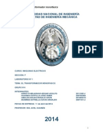 Informe Nº1 - El Transformador Monofásico