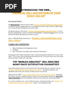 Download Promote Sell  Distribute Your Music Online by Nina SN24688016 doc pdf
