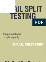 Email Split Testing is Essential for Profitability