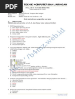 Soal Jawaban Uts Tkj Kelas X 20122013