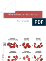 Alteraciones Erittrocitarias