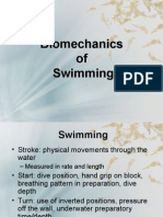 Bio Mechanics of Swimming